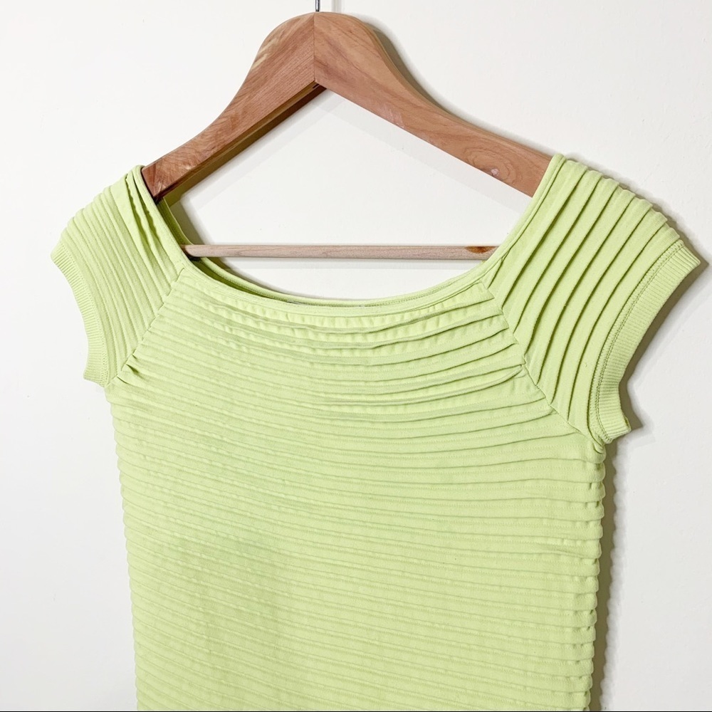 BCBGeneration Lime Green Bodycon Dress - Picture 3 of 5
